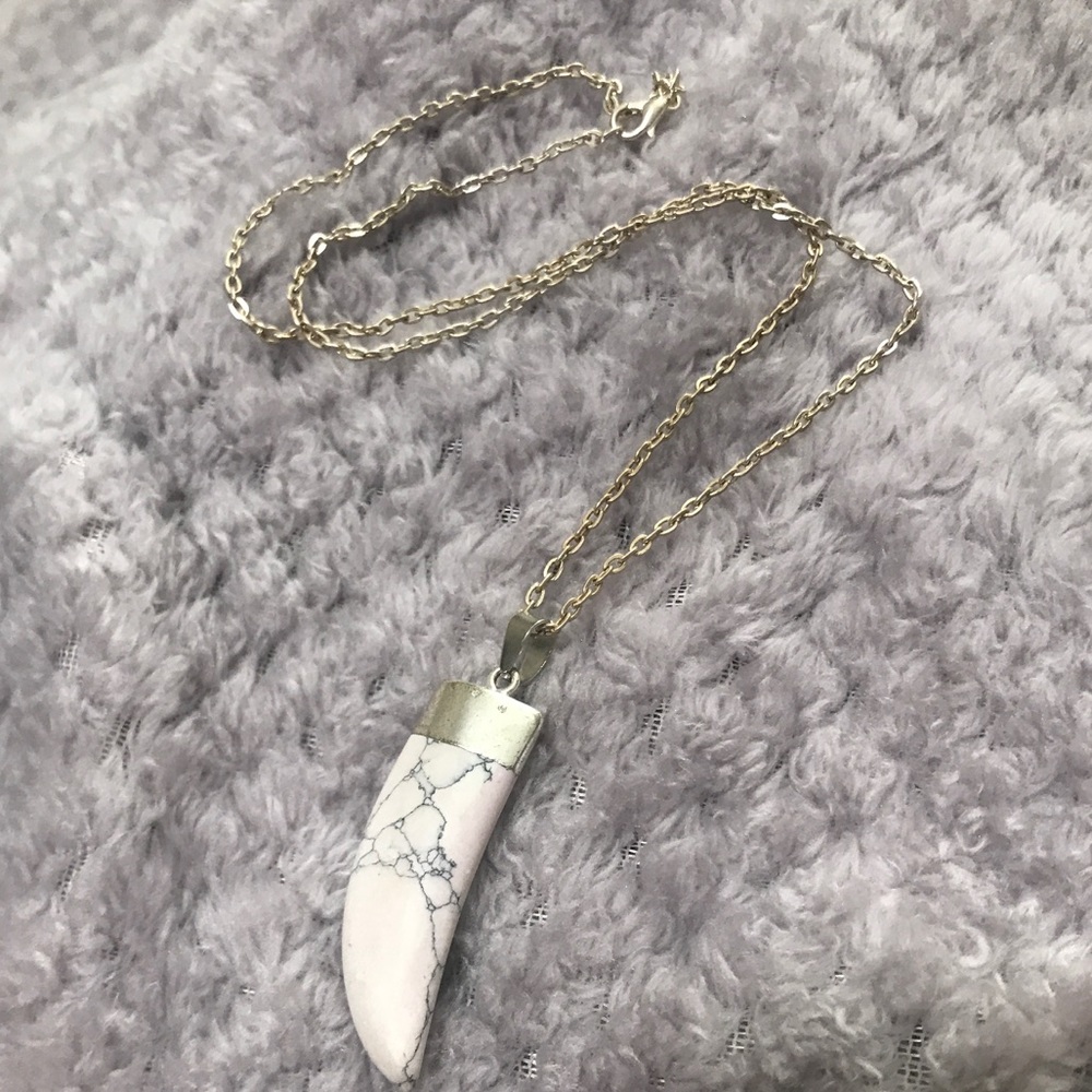 Granite accented necklace